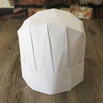 Classic Paper Disposable Chef's Hat Kids Chef Hat with Ce