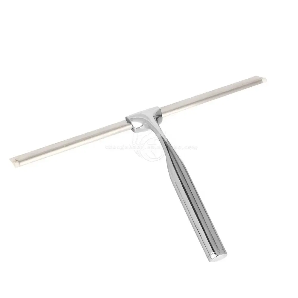 Stainless Steel Rubber Shower Car Washing Cleaner Window Squeegee