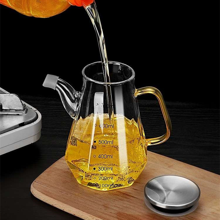Home Kitchen Storageoil Glass Bottle Kitchen Glass Olive Oil Dispenser Bottle Glass Oil Pot