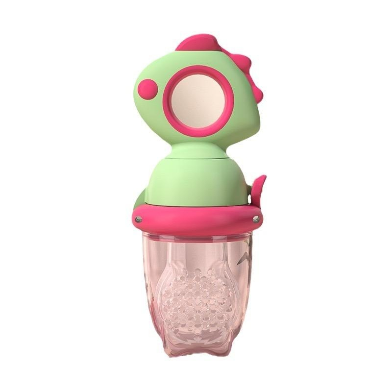 Cartoon Dinosaur Baby Feeder with Fun Rotating Propeller