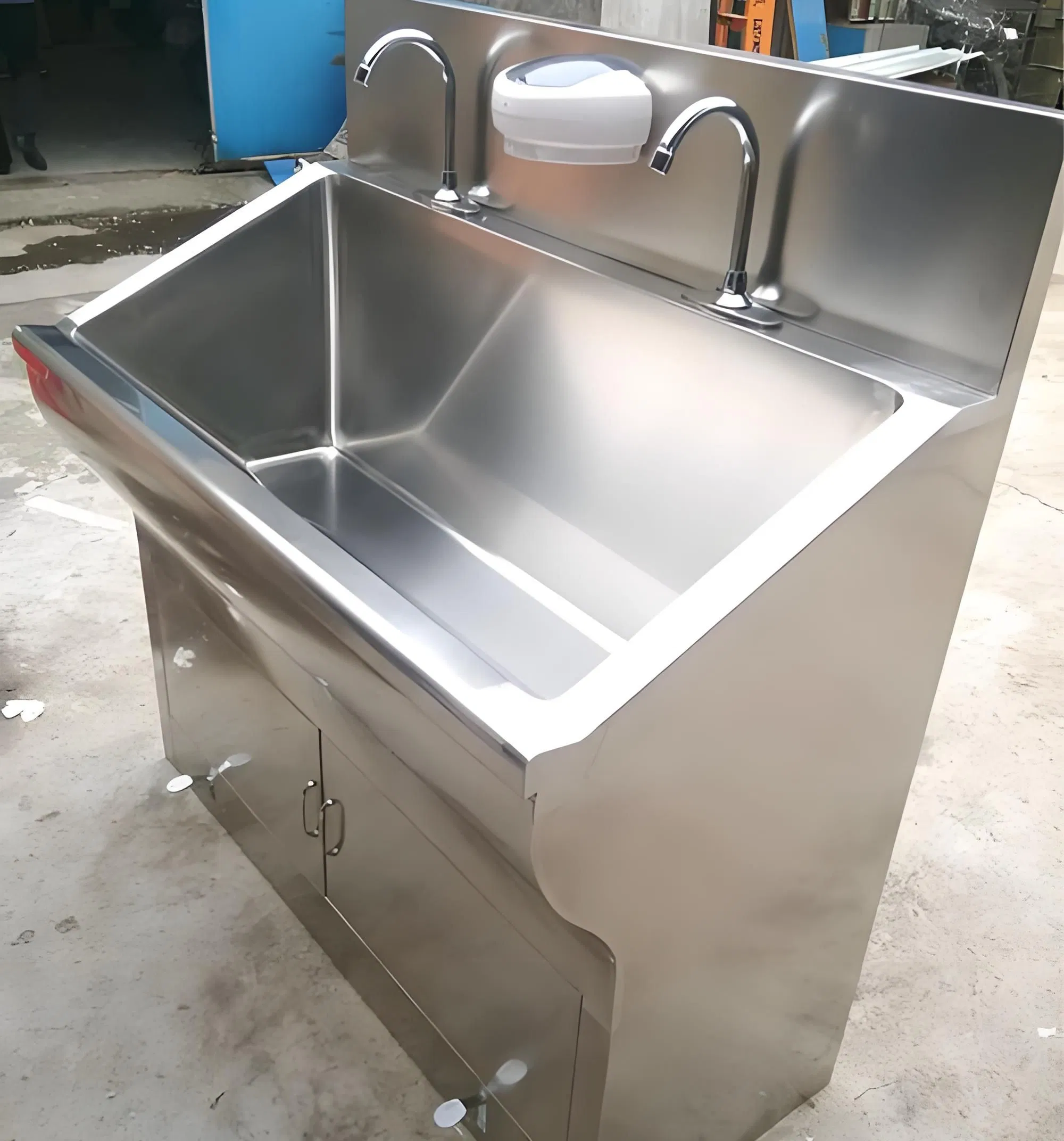 Induction Hand Washing Sinks for Food Factories Pharmaceutical