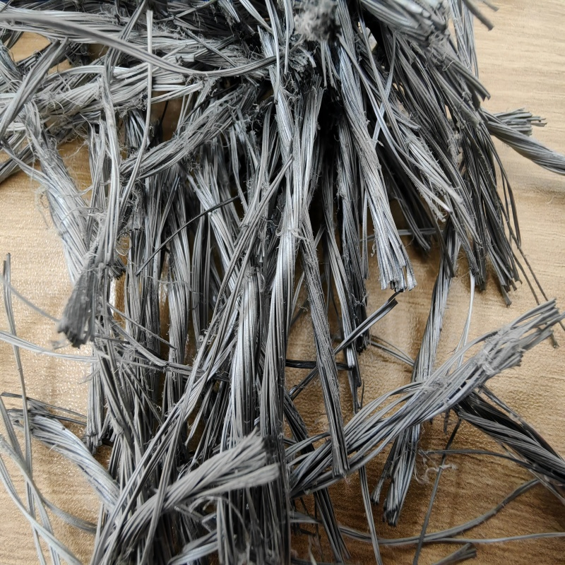 Polypropylene Twisted Fiber PP Fiber Marco Fiber High Breaking Force Polypropylene Twisted Fiber to Enhance The Crack Resistance of Cement Concrete