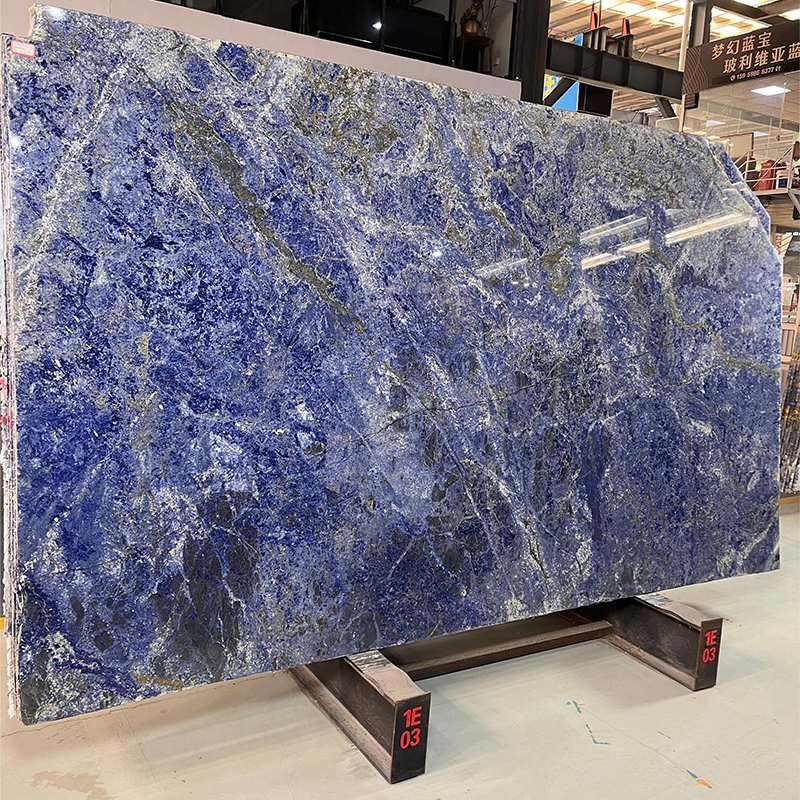 Construction New Design Luxury Natural Blue Onyx Wall Tile for Flooring Onyx Stone Tiles