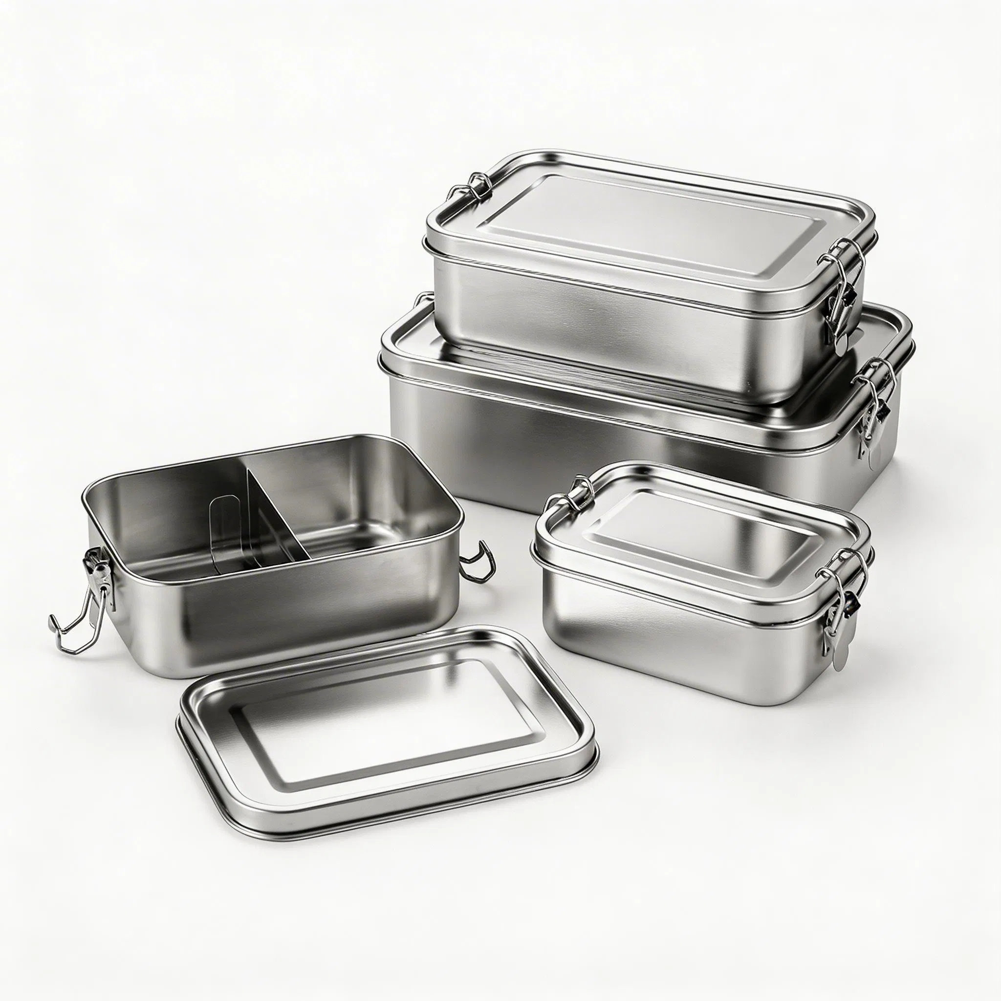 Многоразовый контейнер для еды из нержавеющей стали