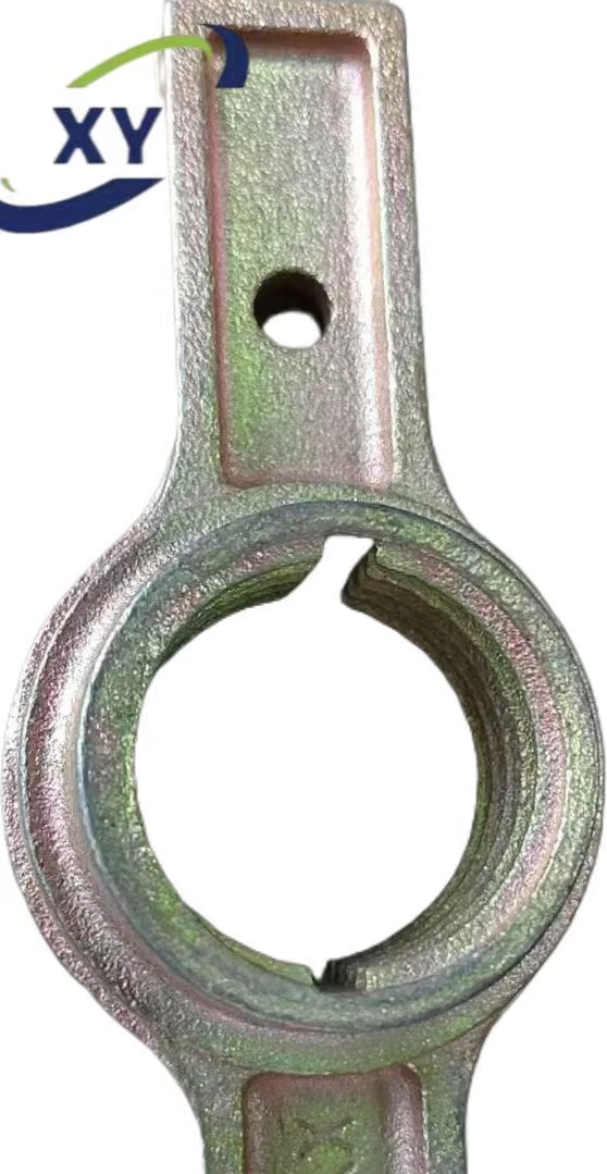 Клиновой зажим для опалубки 100 мм, чугунный, с трехлепестковой гайкой