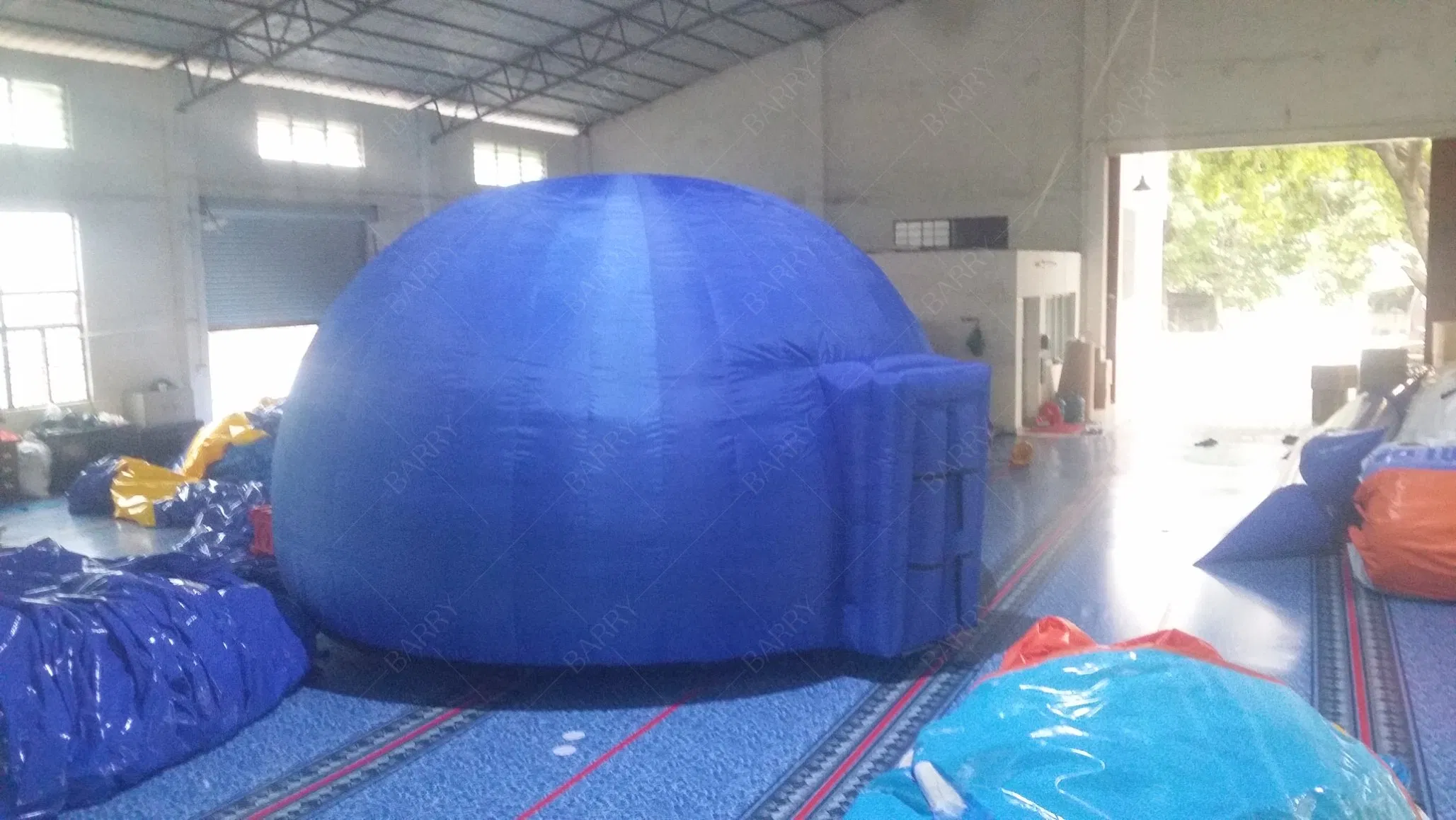 5m Blue PVC Projection Tent Portable Science Mobile Planetarium Inflatable Cinema Dome Tent