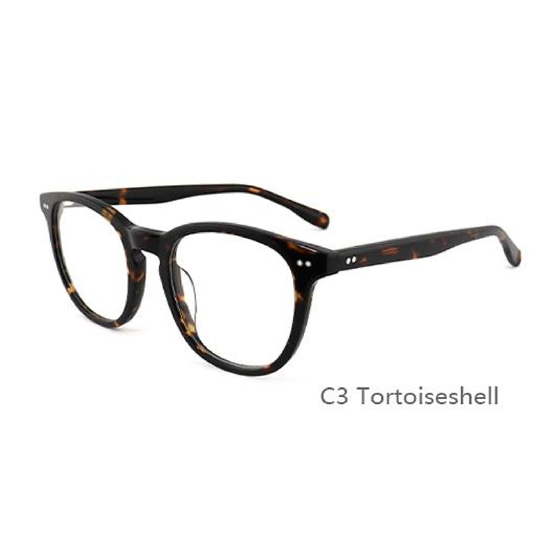 Retro Style Vintage Rivet Hinge Acetate Eyeglass Frames