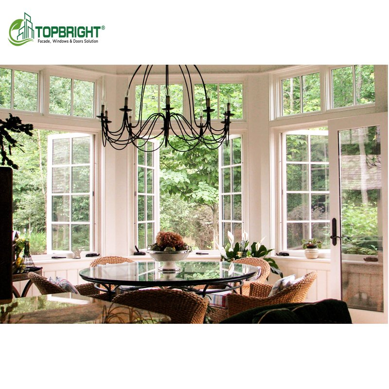 Building Energy Efficient Insulated Glass Windows Vinyl Vertically Grill Designs Casement PVC Windows UPVC
