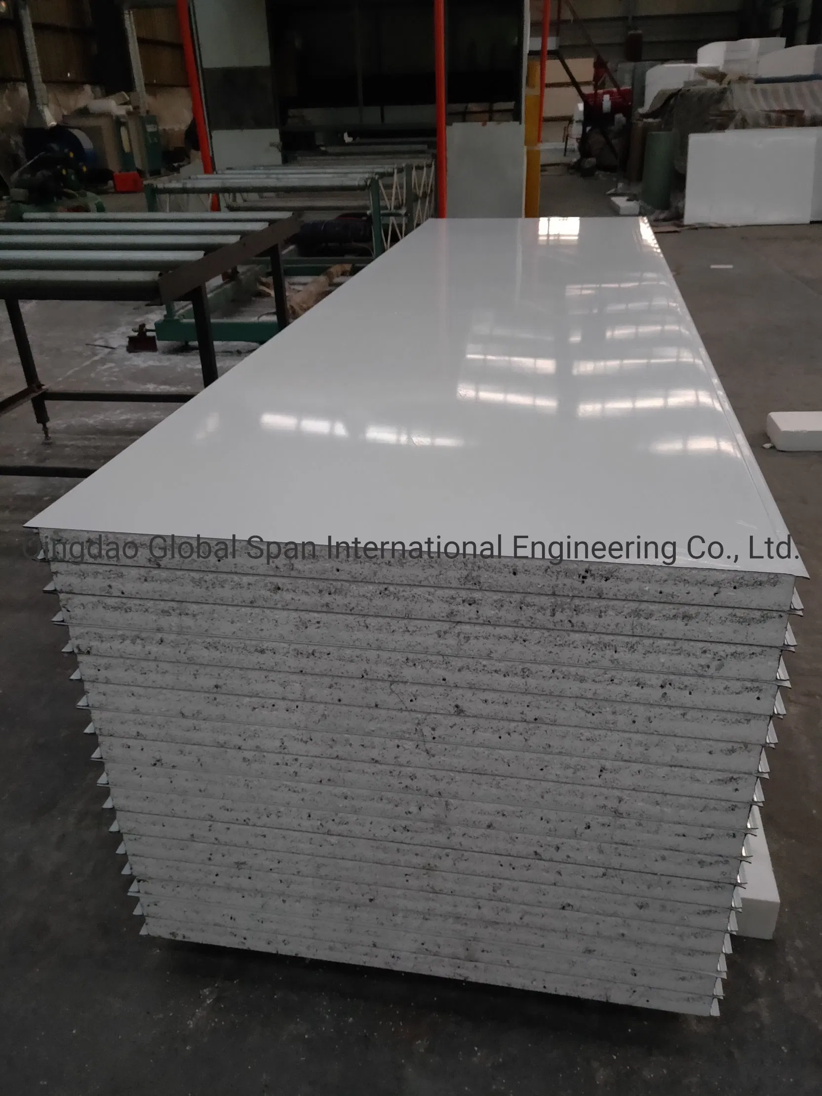 Polyurethane/PU/PIR Foam Sandwich Panel for Steel Structure/Workshop/Cold Storage/Clean Room Building