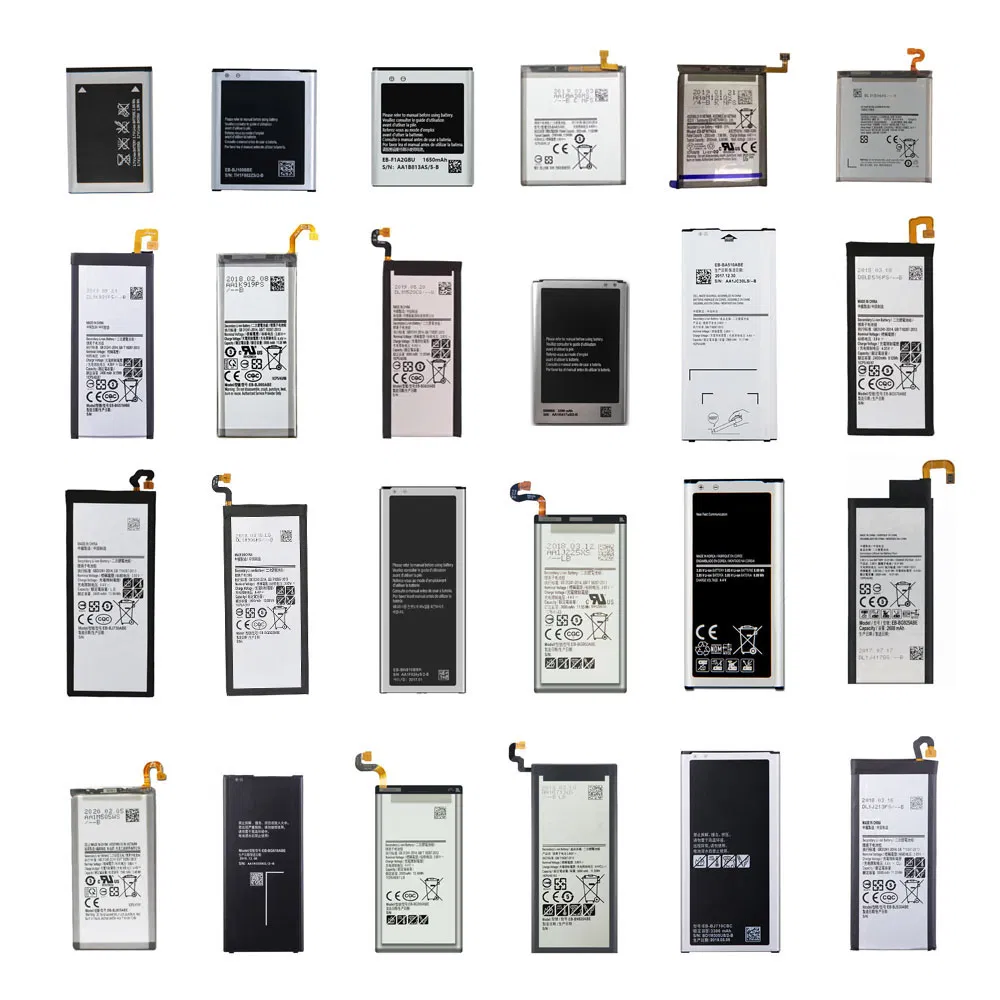 Tlida Replacement Battery for Samsung J3/J4/J5 Prime/J6/J7 Prime/J8 2016/J730/S4 Mini/S6/S7/S8/S9/S10/Note4 Mobile Battery