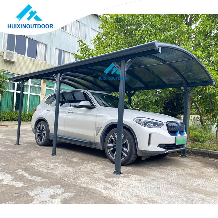 Sunshade Aluminum Carport Polycarbonate Car Port Parking Roof Canopy Arched Roof