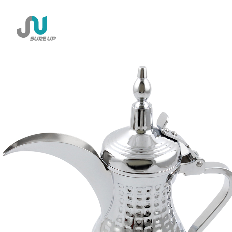 Кофейник далла из нержавеющей стали, арабский стиль