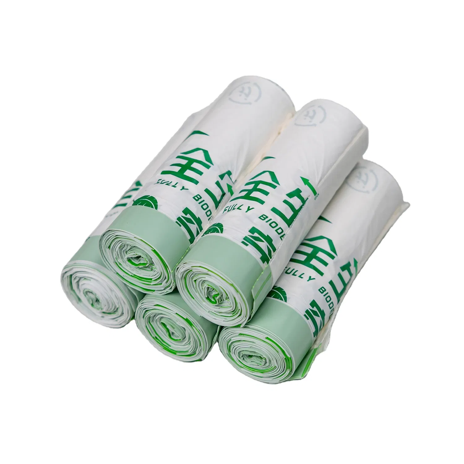 Customizable En13432 Compostable Plastic Garbage Bag Biodegradable Kitchen Waste Trash Bag