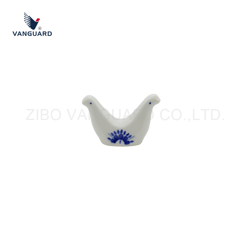 Animal Shaped Ceramic Chopstick Rest Porcelain Chopstick Holder for Spoon Knife