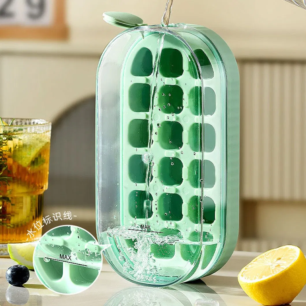 Ice Maker Hold Silicone Cube Tray and Ball Silicone Ice Cube Trays with Ice Box