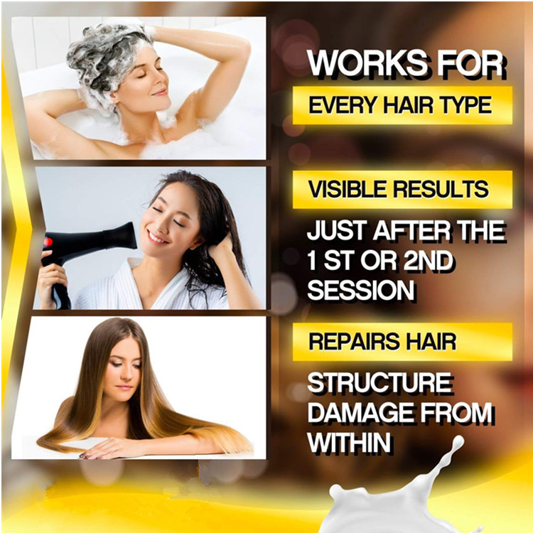 Professional Keratin Avocado Hair Treatment Repairs Dry & Damaged Hair Mask