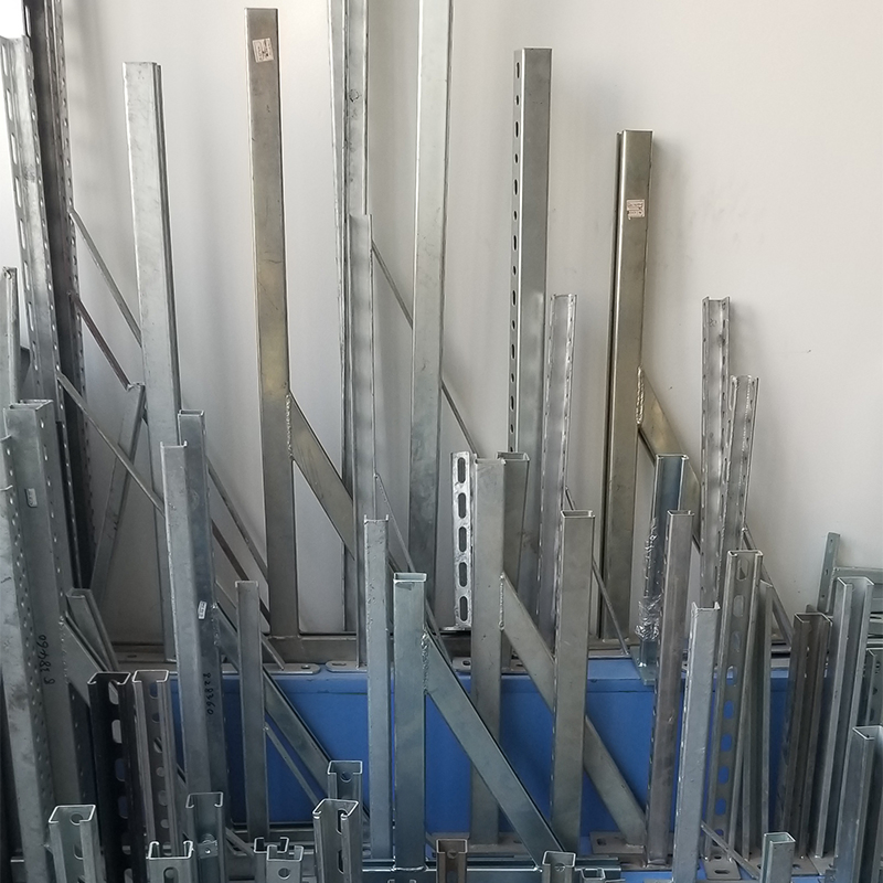 Zinc-Plated Vertical Profile Supports Old Type