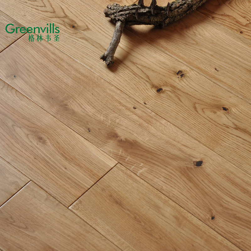 Wholesale Prices 125mm Wide Natural White Oak Solid Hard Wood Flooring Solid White Oak Hardwood Flooring