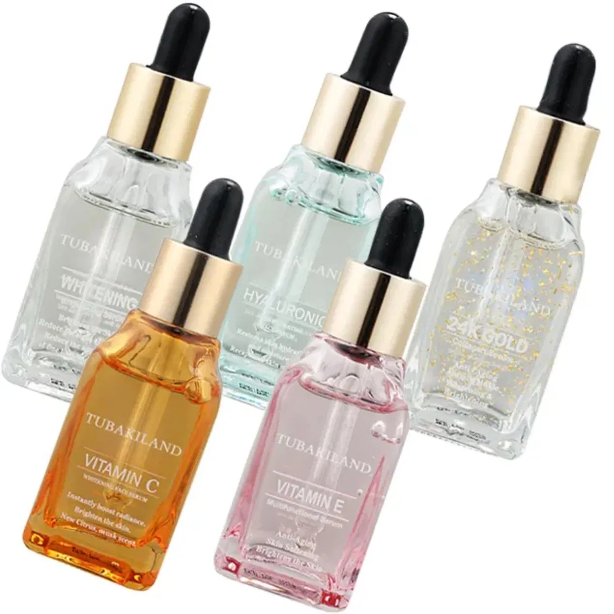30ml Skin Brightening Organic Hyaluronic Acid Vitamin C Collagen Face Serum