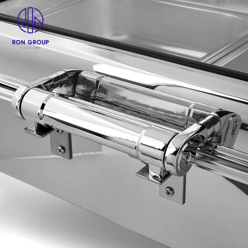 High Quality Kitchenware Equipment Stainless Steel 201 Rectangle Hydraulic Dining Buffet Stove for Hotel Restaurant Party