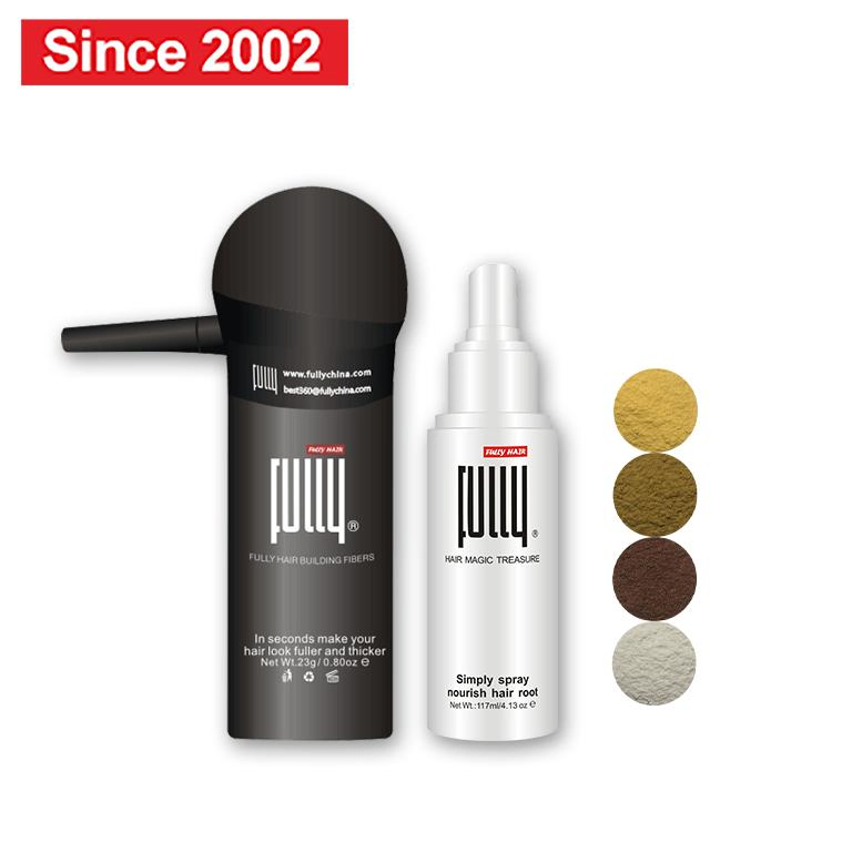 Fully Hair Regrowth Fibers Instant Hair Keratin Hair Building Fibers