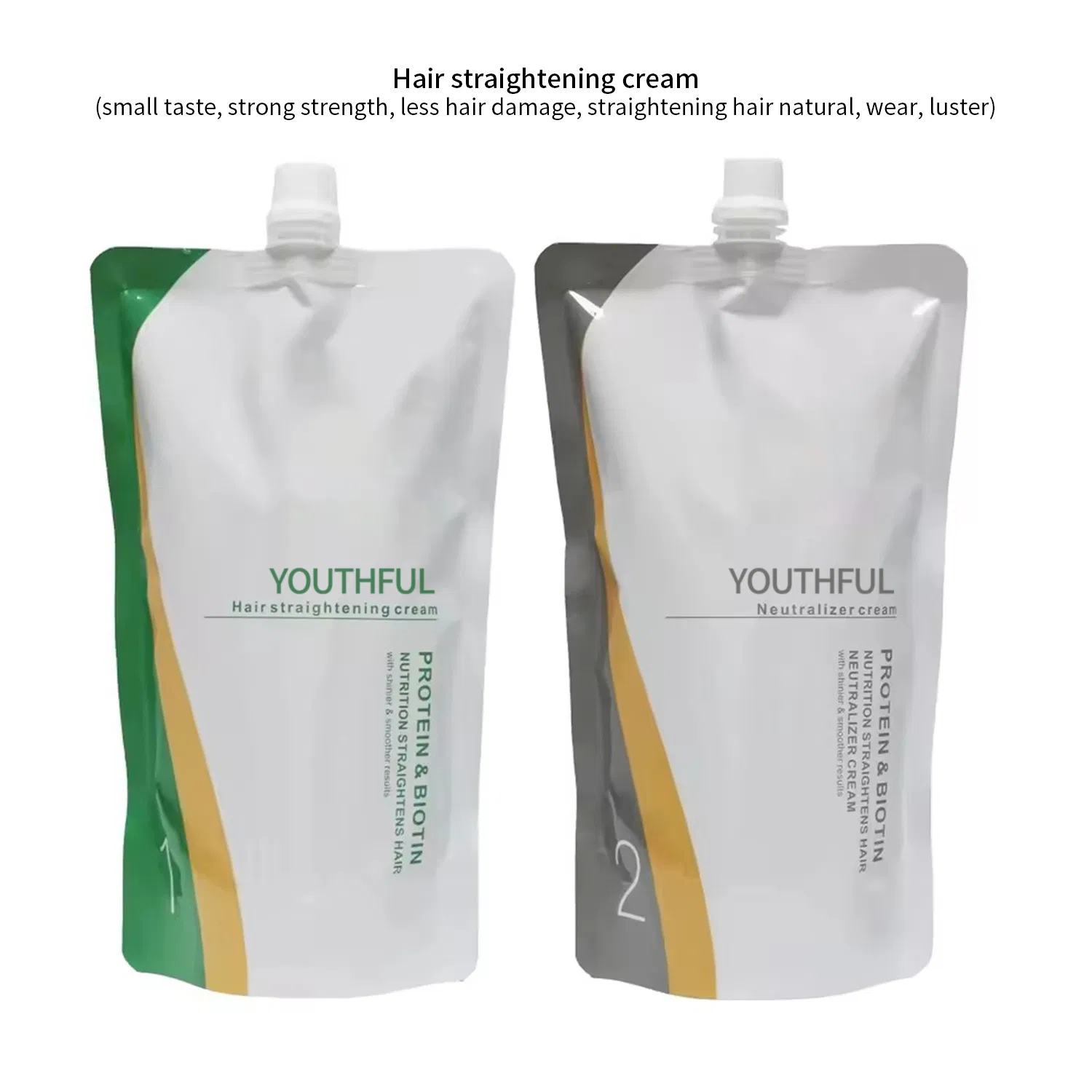 Long Lasting Smooth and Shine Best Permanent Treatment Hair Straightening Perming Cream