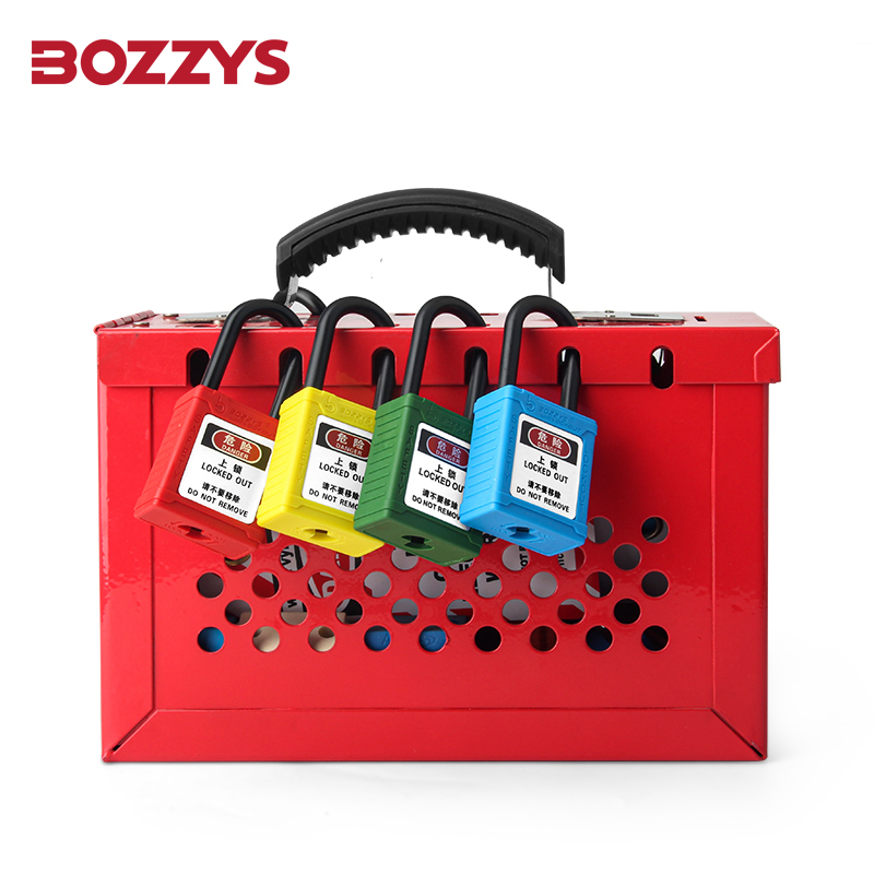 38mm Insulated Nylon Shackle Safety Padlock Lockout Padlock with Master Key
