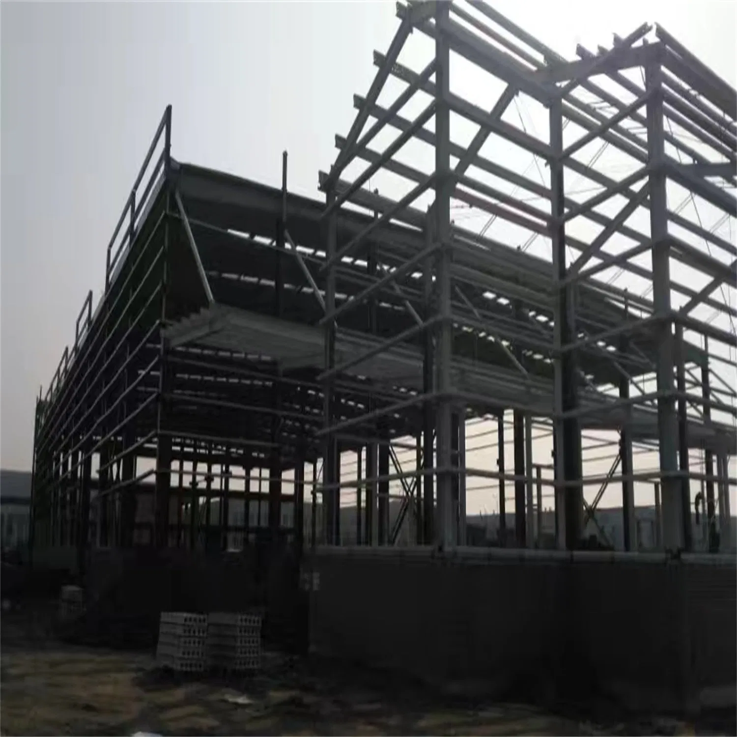 Cheap Price Construction Building Pole Barn Steel Frame Metal Building Prefabricated Prefab Warehouse Steel Structure