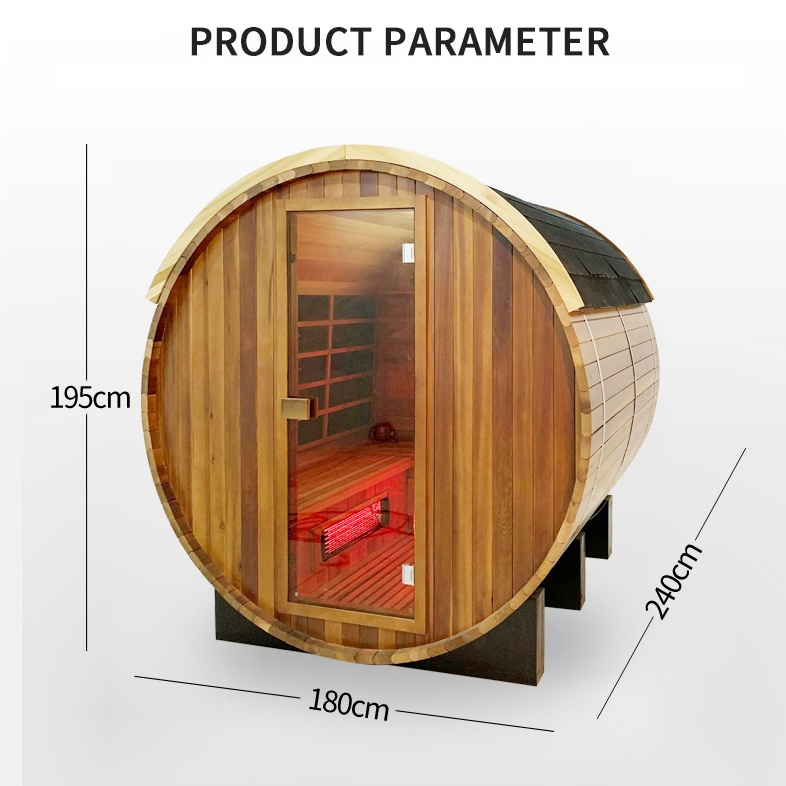 Инфракрасная сауна из канадского кедра на 6-8 человек