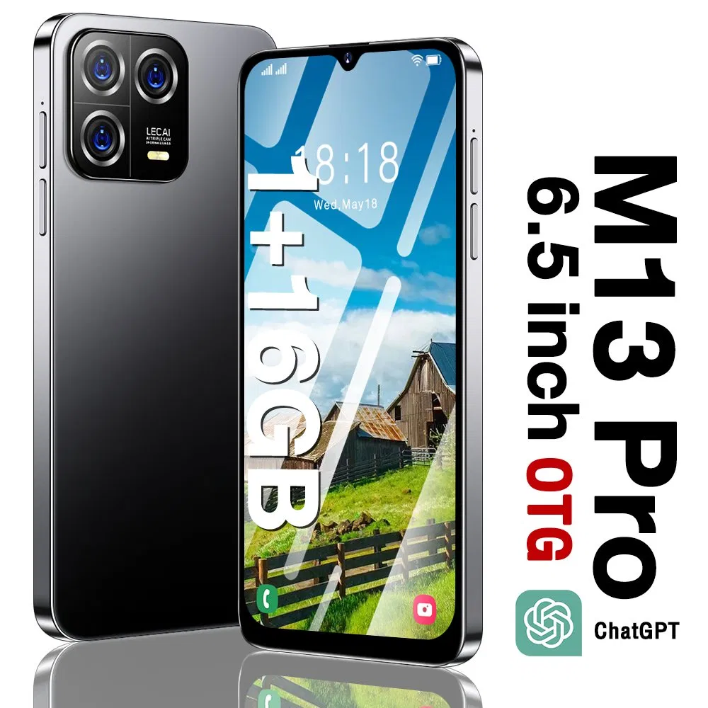 Wholesale Factory OEM/ODM M13 PRO Smartphone 1GB/16GB 6.5 Iinch Android 8.1 Mobilephone