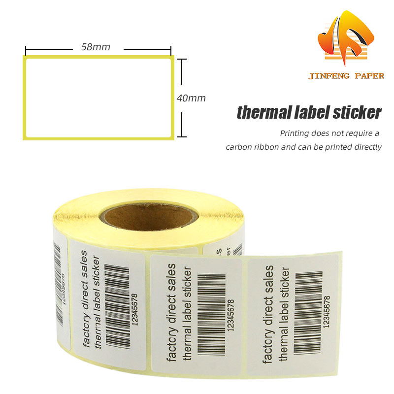 Durable Vinyl Company Logo Sticker Roll with Strong Adhesive