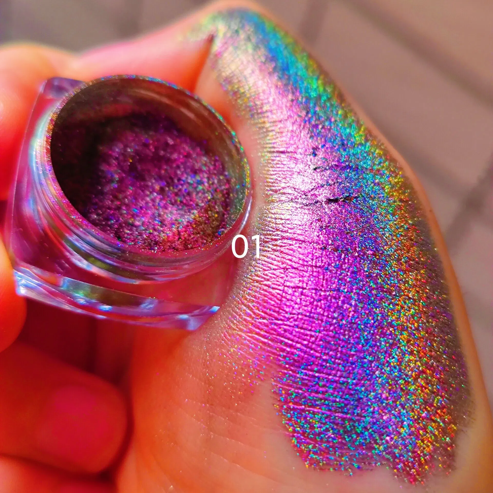 Cosmetics Chrome Chameleon Pearl Shimmer Chrome Powder Eyeshadow Pigments