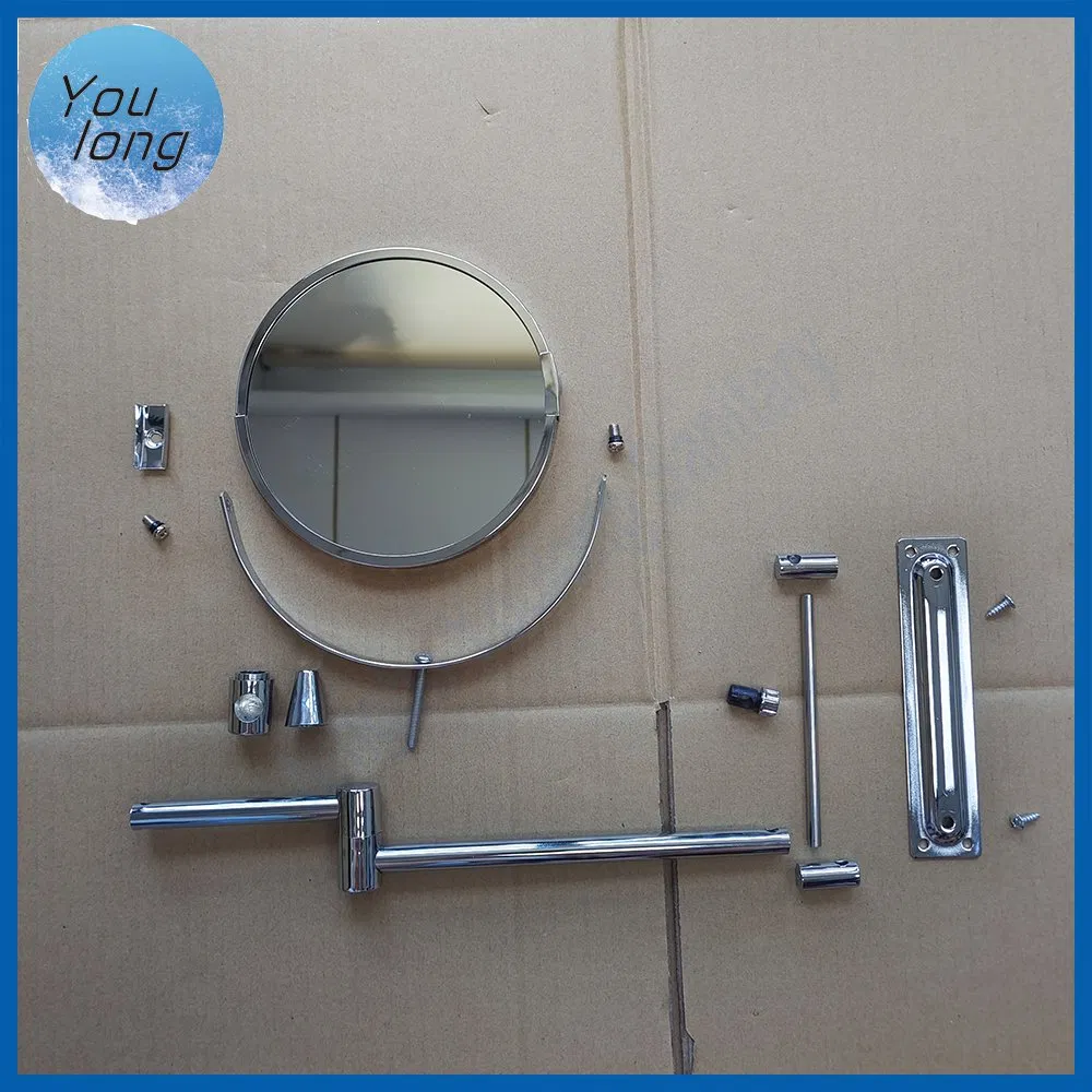 Настенное увеличивающее зеркало для ванной с креплением