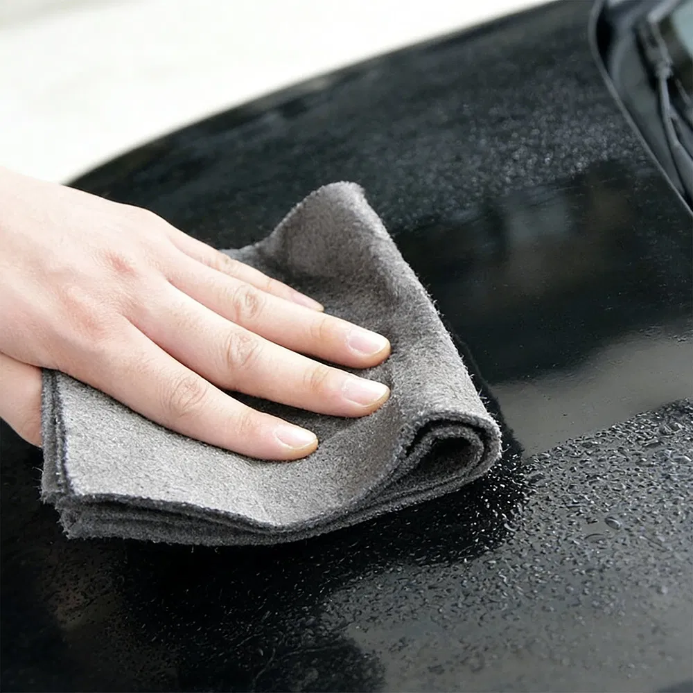 Microfiber Island Silk Magic Cloth Thickened Absorbent Towel for Glass, Car Cleaning