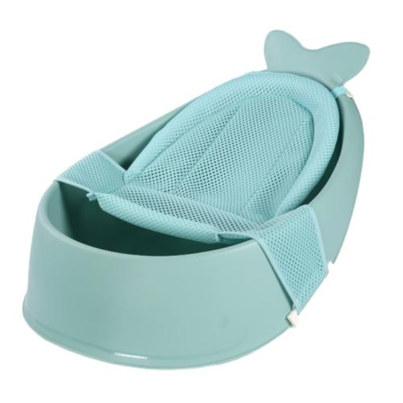 High-Quality Whale-Shaped Baby Bathingtub Eco-Friendly Material Wave Non-Slip Interior Baby Bath Tub