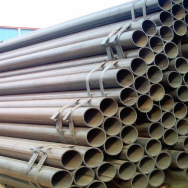 Heavy-Duty Hot-Dipped Galvanized Round Tube Steel Pipe with 300G/M² Zinc Coating - Premium Structural & Scaffolding Use Construction Pipe for Industrial Ap