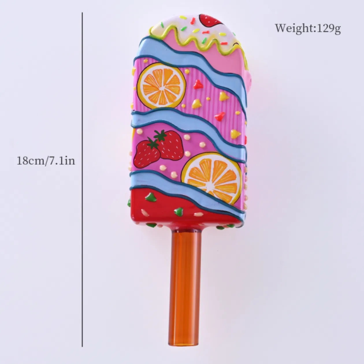 Hot Selling Glass Hand Pipe Mouthpiece Custom Glass Smoking Pipe