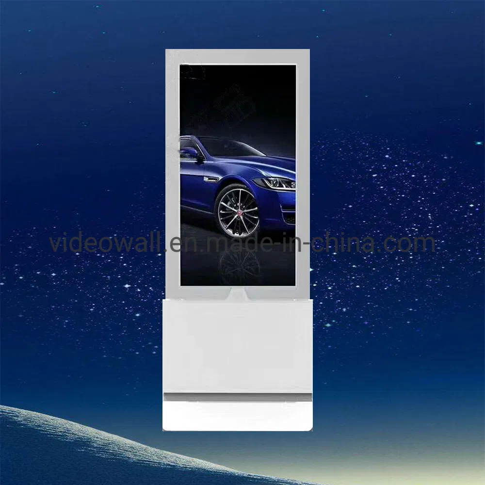55" double sided LCD screen advertising display digital signage kiosk