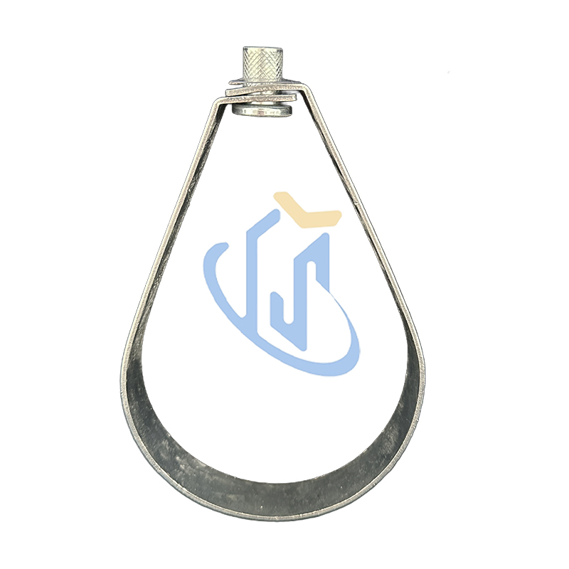 Factory Customize Smooth Metal Surface Pear Shape Gas/Water Tube Loop Hanger