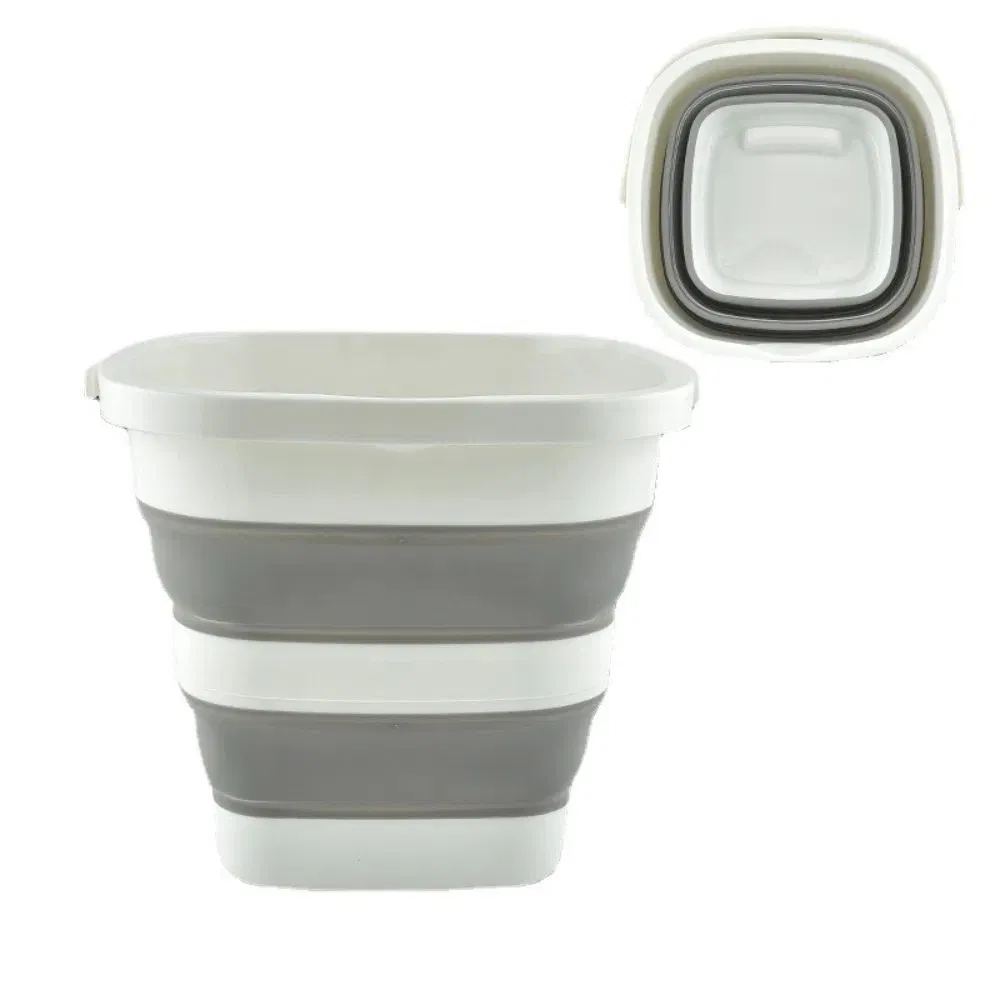 Collapsible Plastic Bucket Portable Fishing Water Pail Bl23445