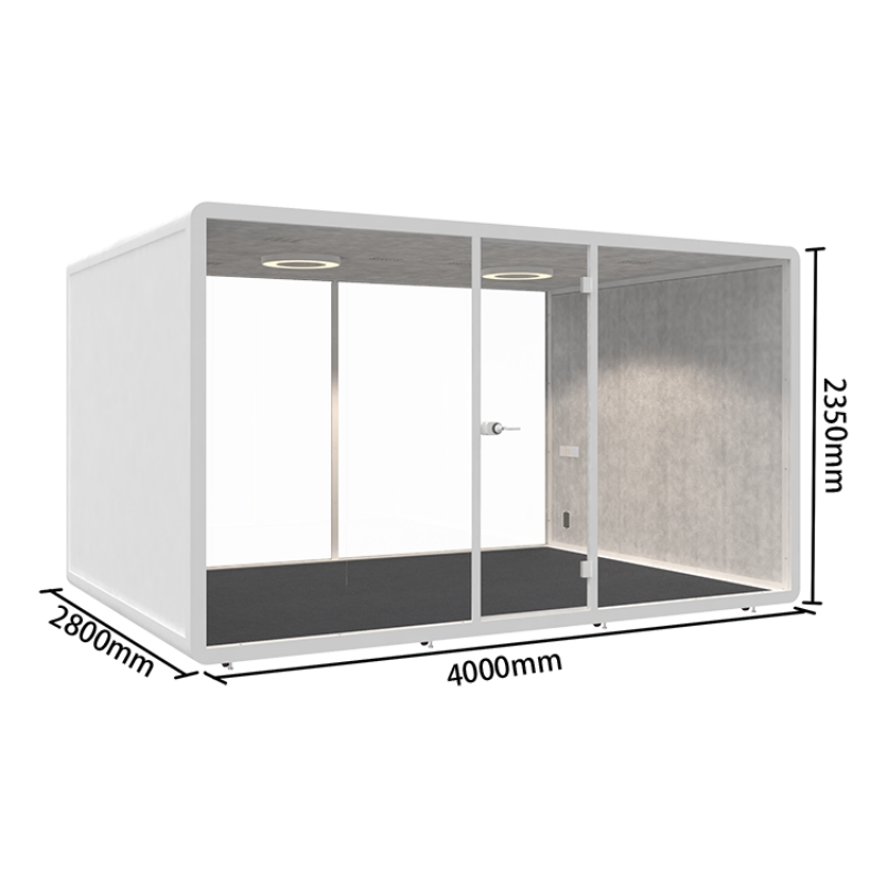Acoustic Silence Booth for Libraries with Patented Design and High Density Panels