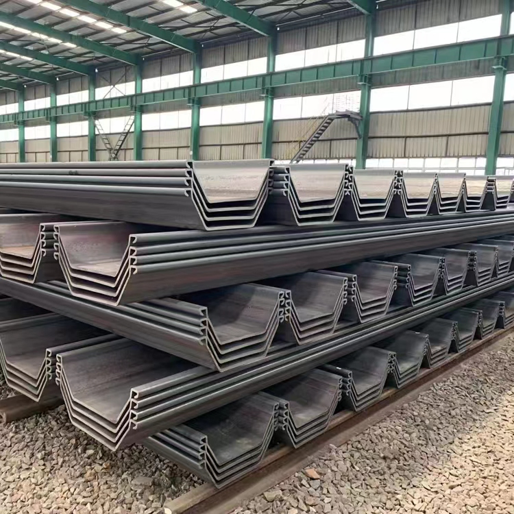 Hot Sale Type 2 Sheet Pile Profile U Z Carbon Sheet Pile