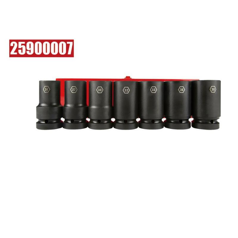 Набор ударных головок 1'' 7PCS Deep Wall