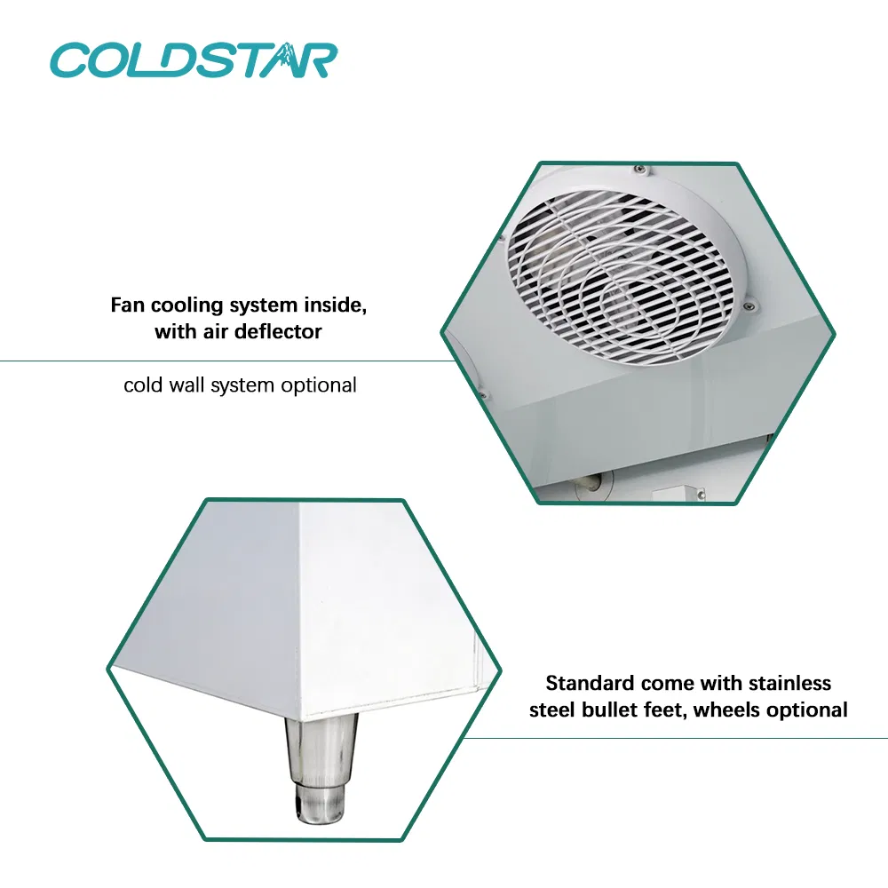 Outdoor 100bagged Ice Merchandiser Refrigerator Ice Storage Bin Container Machine for Freezer