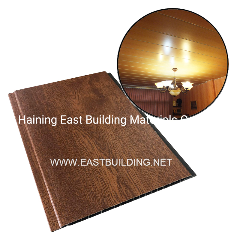 PVC Panels 180mm X 8mm X 2.9m U-Groove Ceiling Cladding Laminated 100% Waterproof Fire Resistant Sheets