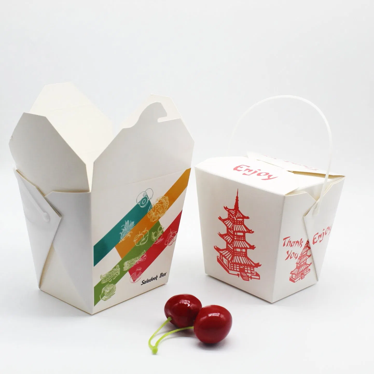 Custom Wholesale Eco-Friendly Disposable Takeaway Square Paper Box Fast Food Container