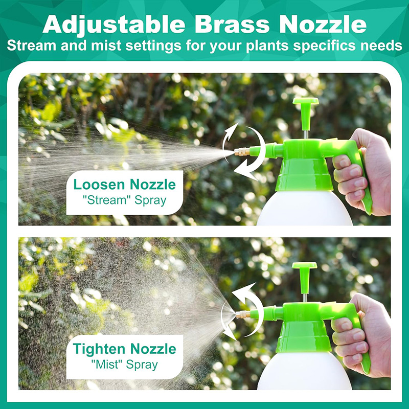 Wholesale 2L Handheld Garden Pressure Sprayer with Adjustable Nozzle Manual Pump Spray Bottle