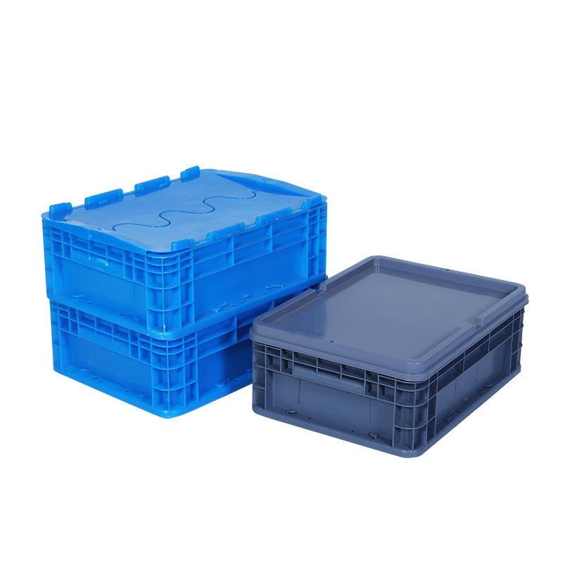 Outdoor Foldable EU Standard Plastic Turnover Box for Auto Parts and Logistics