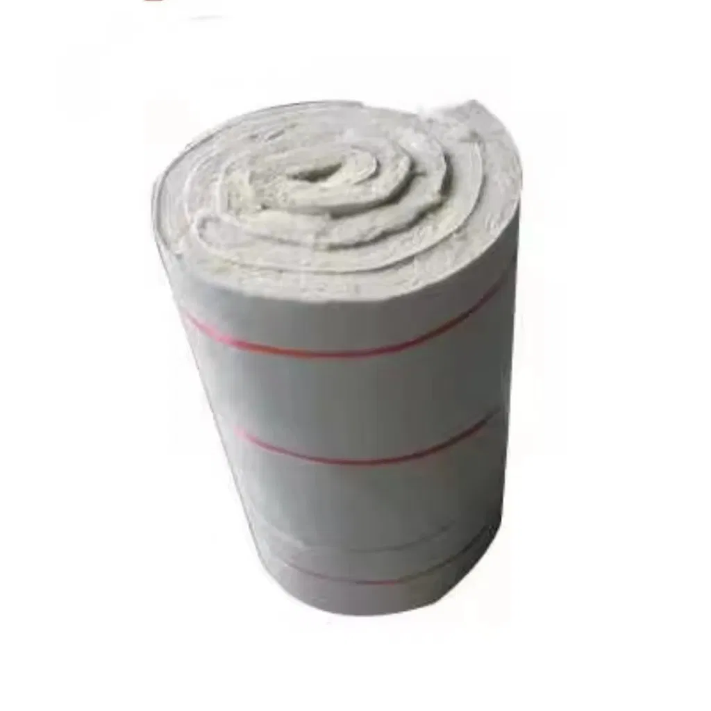 Chinese Manufacture of Fire Retardant Fireproof Insulation Rockwool Rock Wool Blanket/Roll 40-200kg/M3, 1000mm Length in China