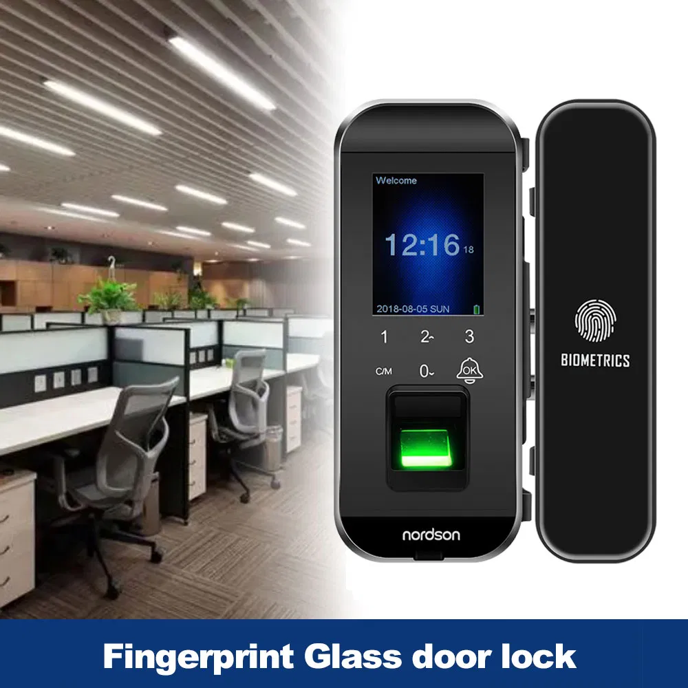 Simple to Operate Large Capacity Center Wireless Glass Biometric Fingerprint Safe Elevator Access Control Door Lock Handle System